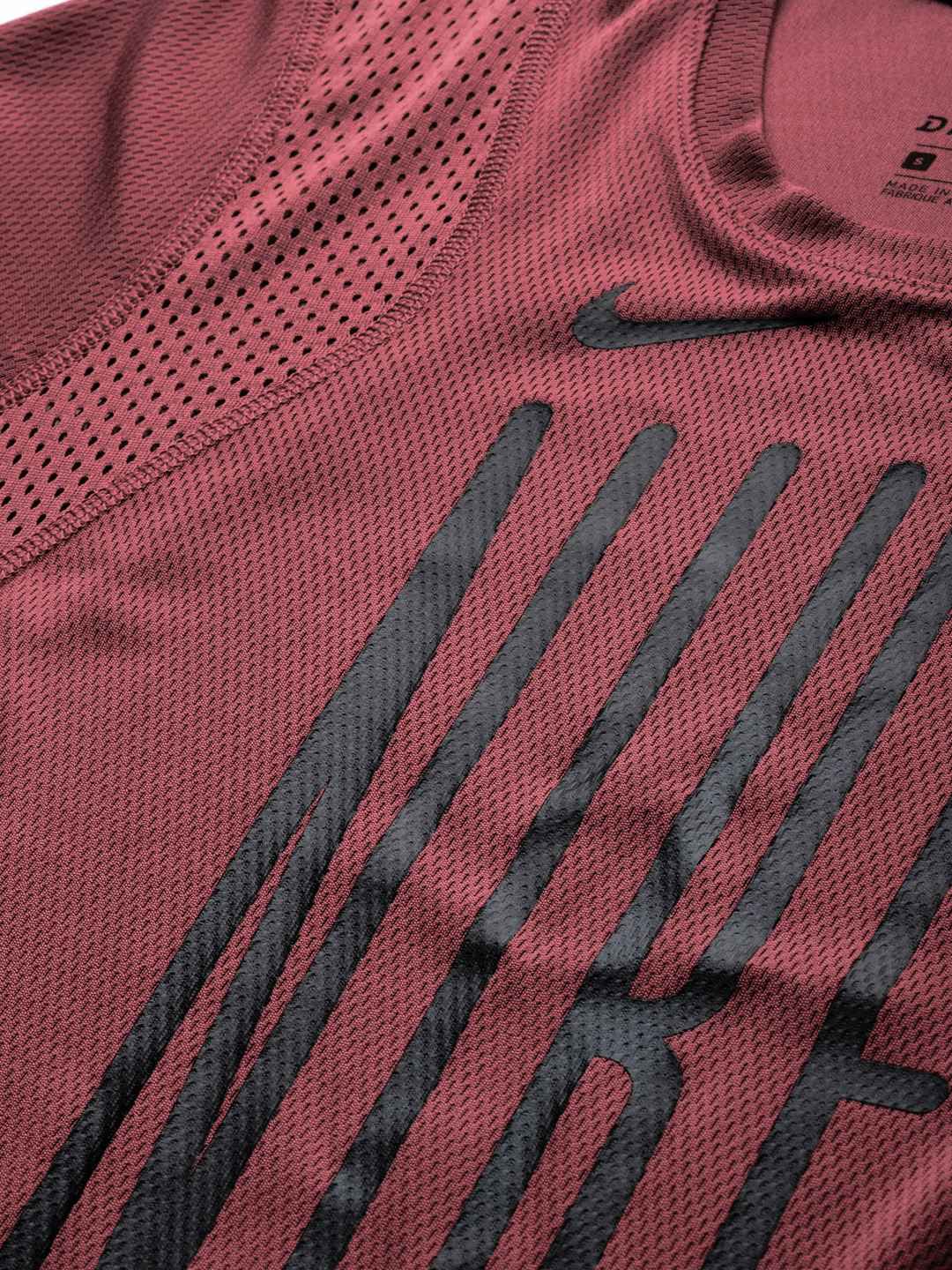 Nike-Women-Red-Printed-Top